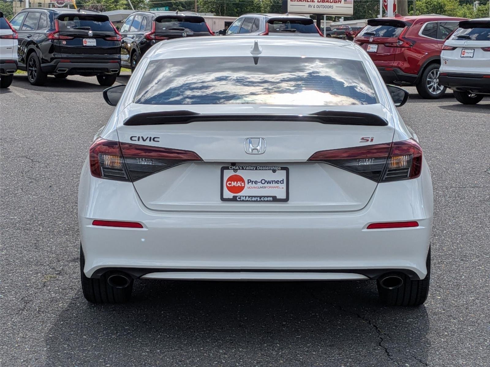 Used 2026 Platinum White Pearl Honda SI image 6