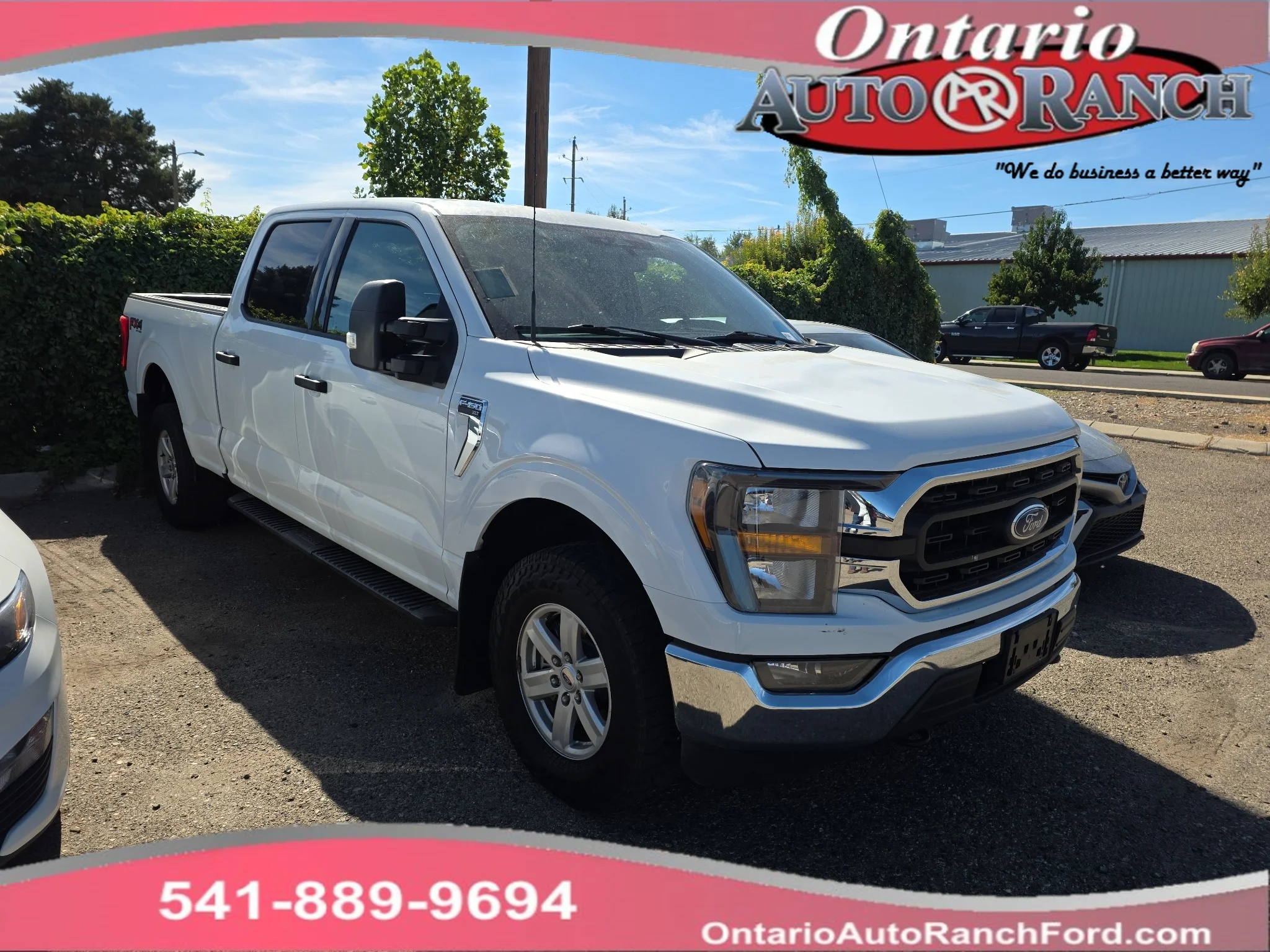 Used 2023 Oxford White Ford XLT image 1