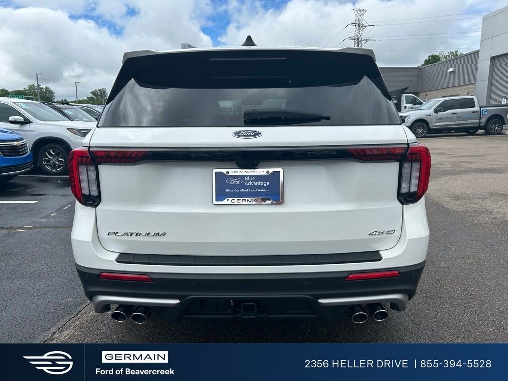Used 2025 White Metallic Ford Platinum image 6