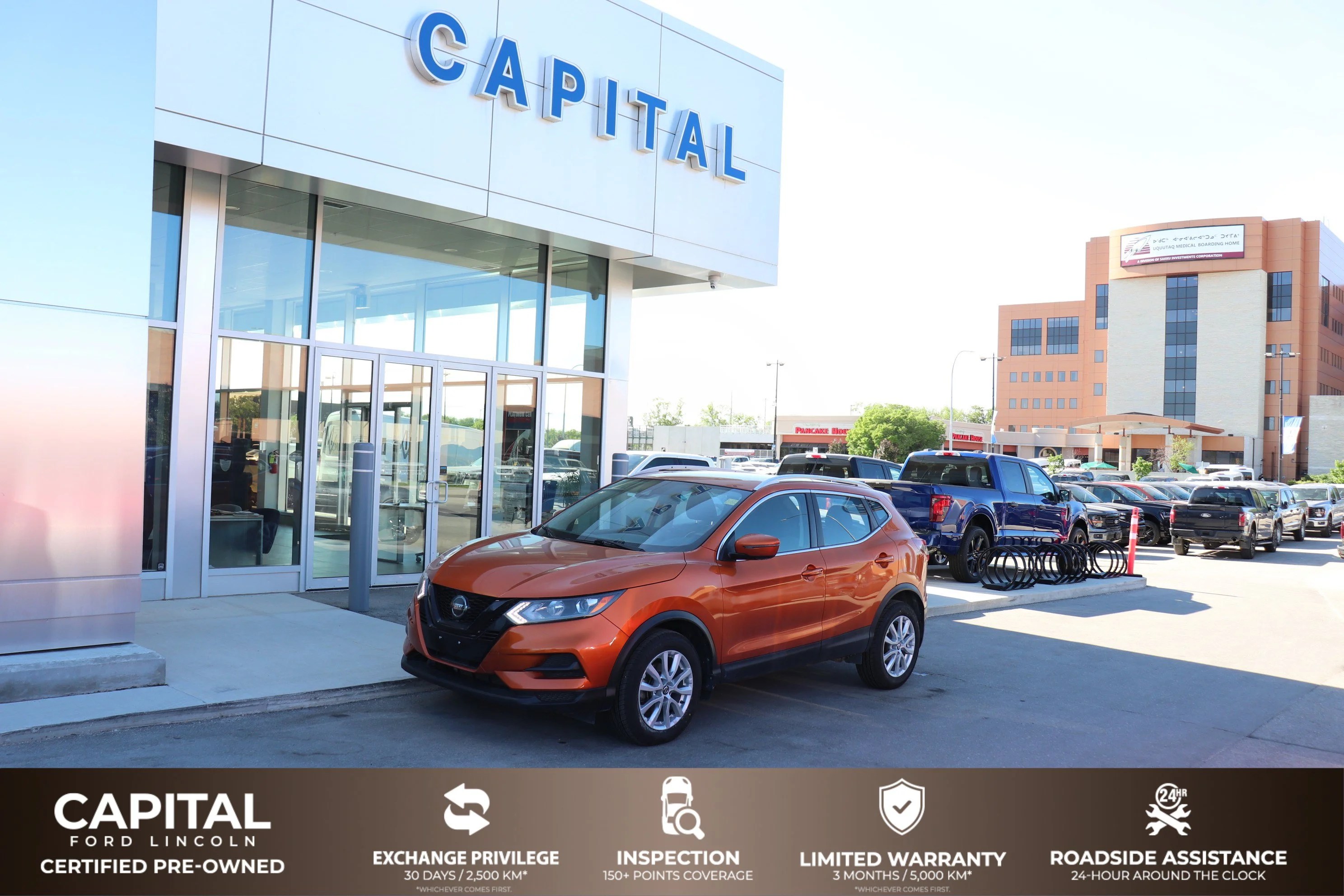 Certified Used 2022 ORANGE Nissan SV image 1