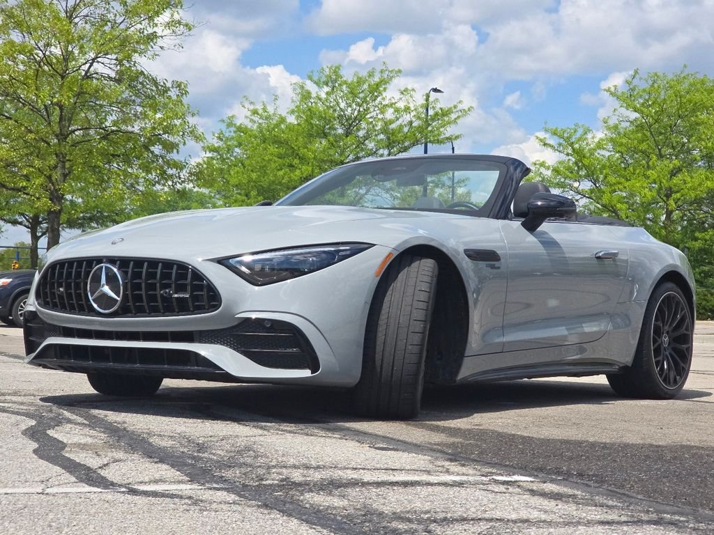 Certified Used 2024 MANUFAKTUR Alpine Gray Mercedes-Benz SL 43 AMG® image 12
