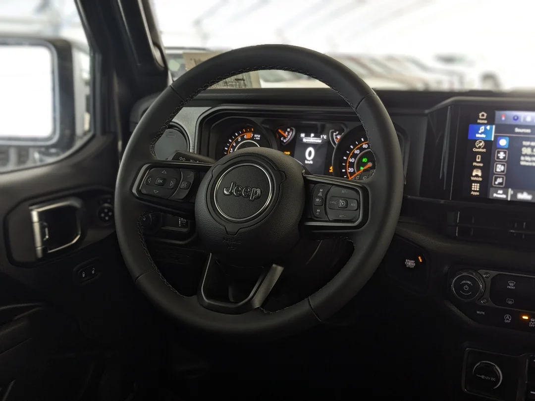 New 2026 Grey Jeep Sport S - - 4x4 - Gorilla Glass - 3-Piece Hardtop - Adaptive Cruise - Remote Start & More! image 15