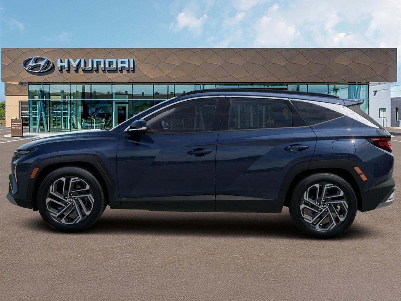 New 2026 Blue Hyundai SEL Plus AWD image 3