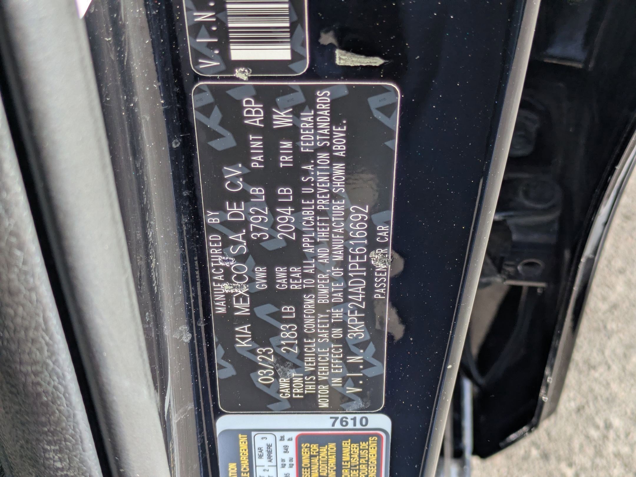 Used 2023 Aurora Black Kia LXS image 31