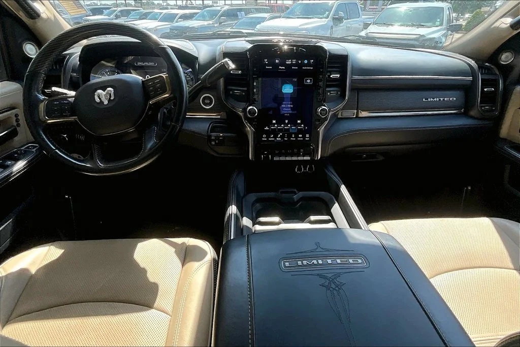 Used 2022 Granite Crystal Clearcoat Metallic Ram Limited image 11