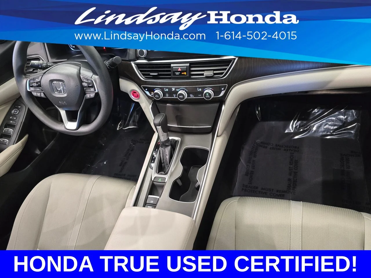 Certified Used 2019 Champagne Frost Pearl Honda EX image 11