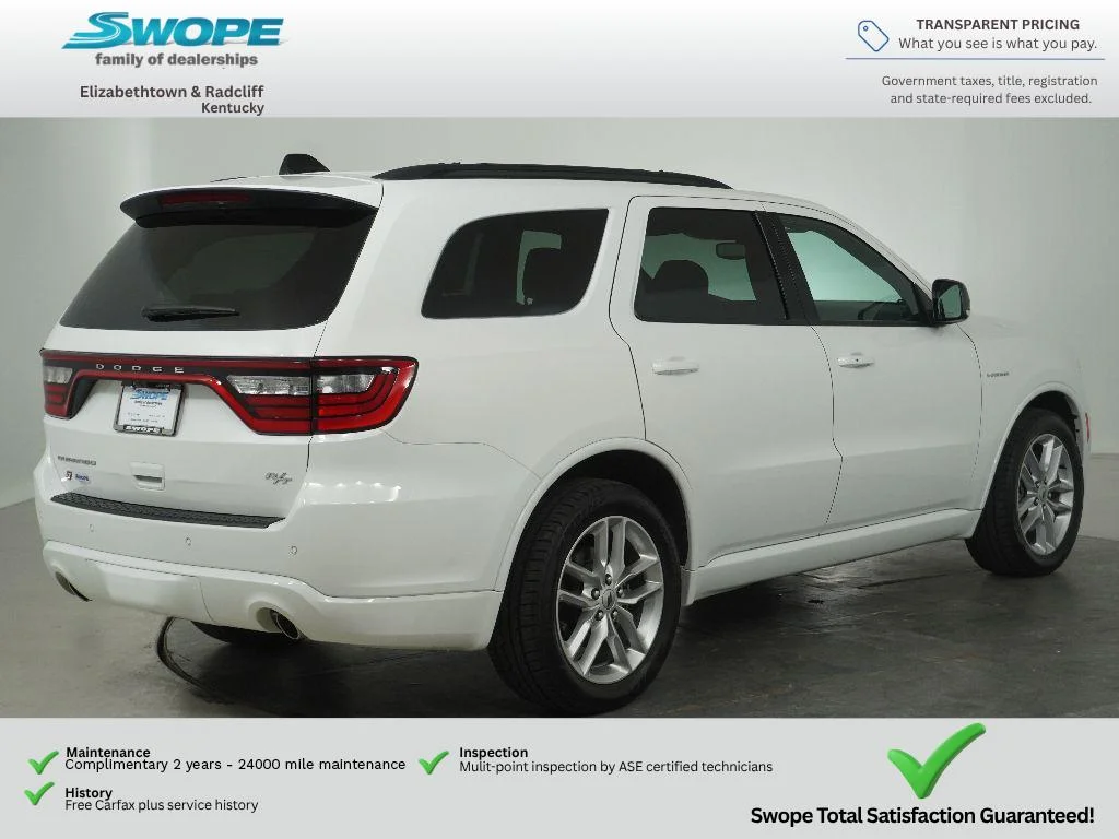 Used 2024 White Knuckle Clearcoat Dodge R/T Plus image 3