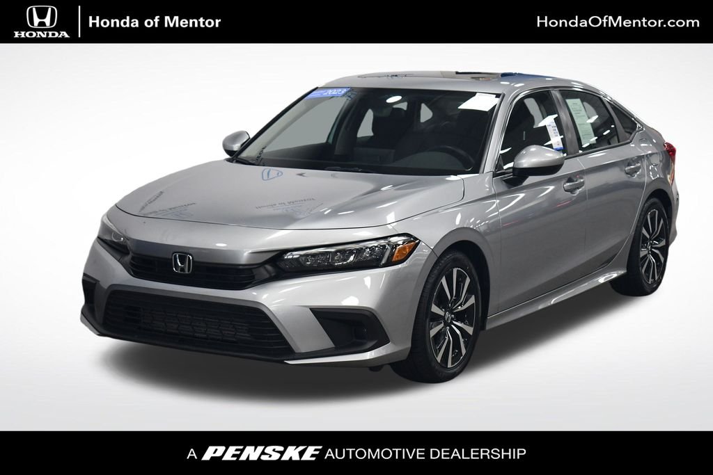 Certified Used 2023 Lunar Silver Metallic Honda EX image 1
