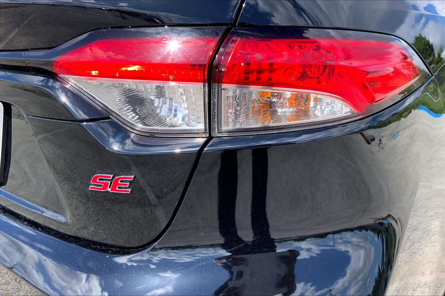 Used 2025 Midnight Black Metallic Toyota SE image 30