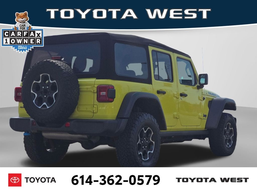 Used 2023 Yellow Jeep Rubicon 4xe image 7