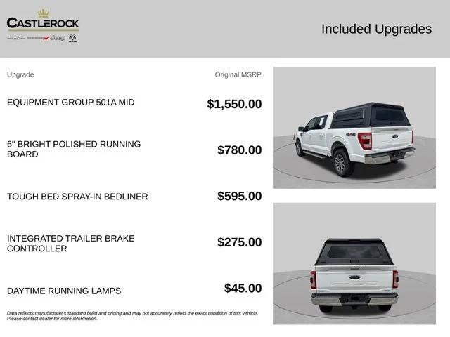 Used 2022 White Ford Lariat image 4