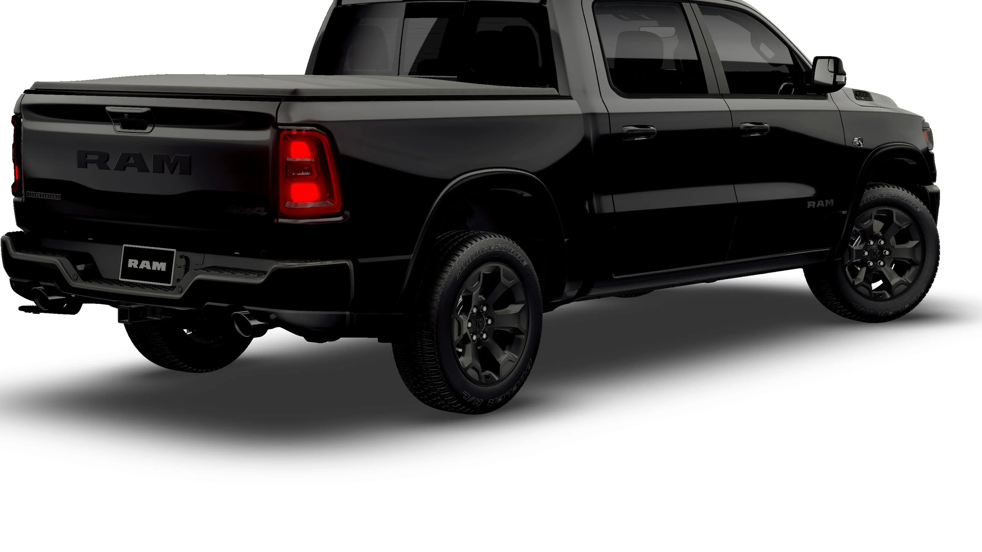New 2026 Diamond Black Crystal Pearl-Coat Exterior Paint RAM BIG HORN image 2