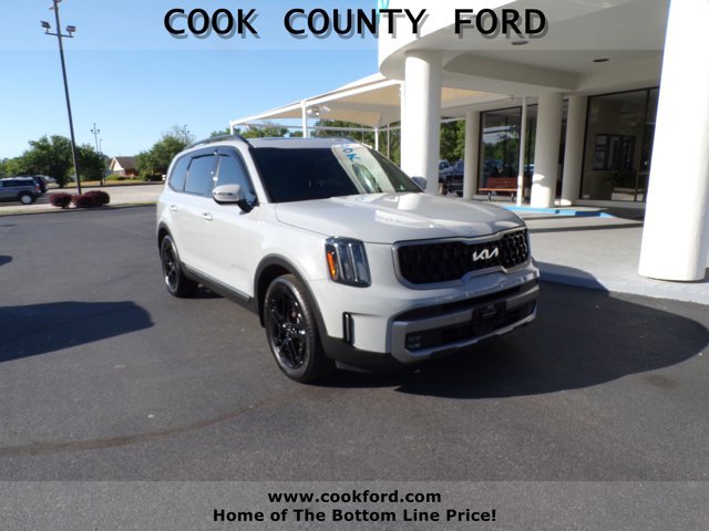 Wolf Gray 2023 Kia Telluride SX-Prestige X-Line AWD SUV / Crossover All-Wheel Drive