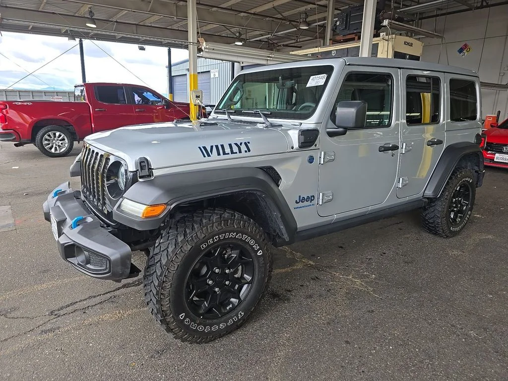 Used 2023 Silver Jeep Willys 4xe image 1