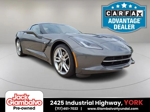 Used 2016 Gray Chevrolet Stingray Z51 image 1