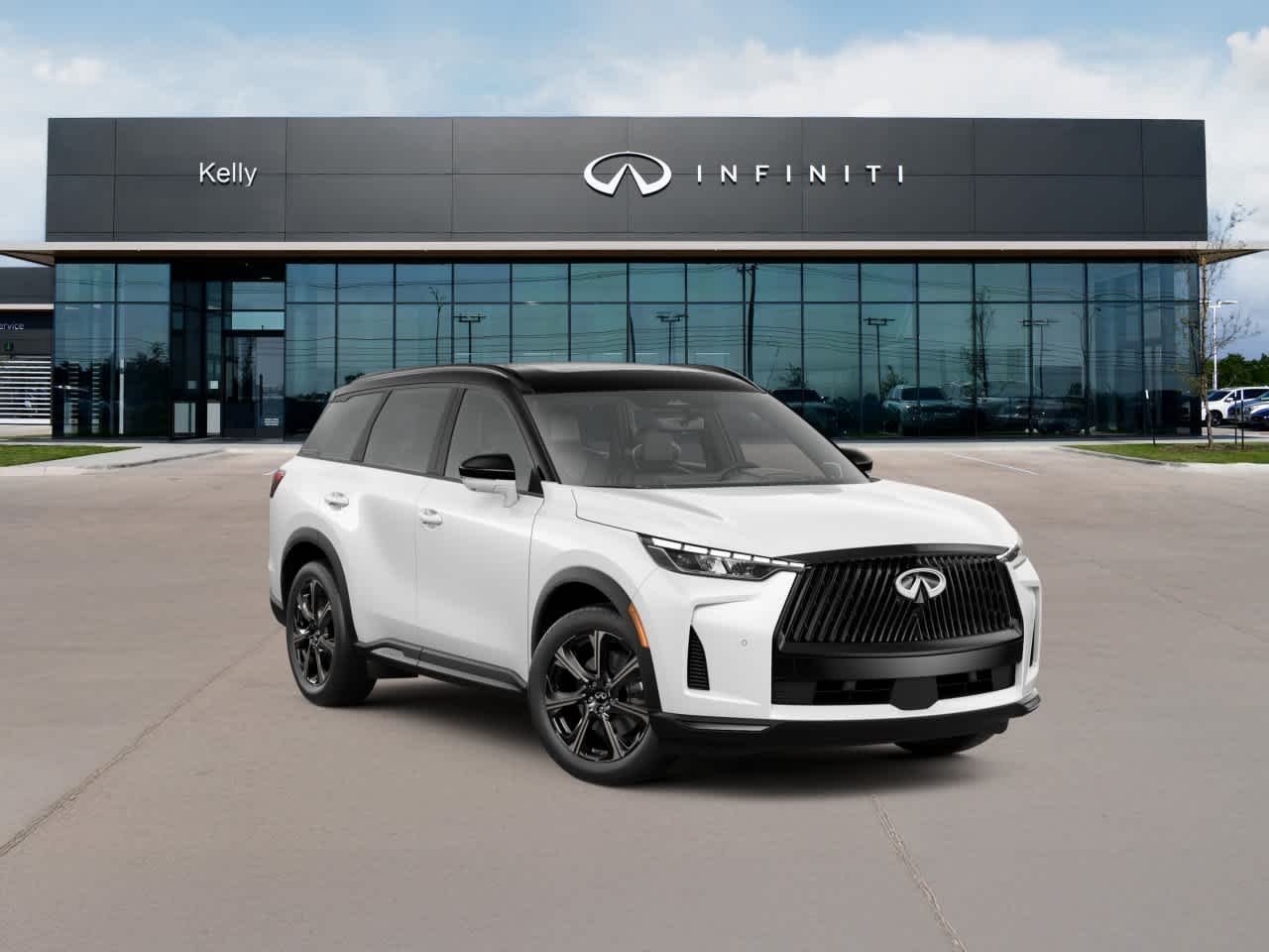 New 2027 Radiant White/Black Obsidian INFINITI AUTOGRAPH image 4