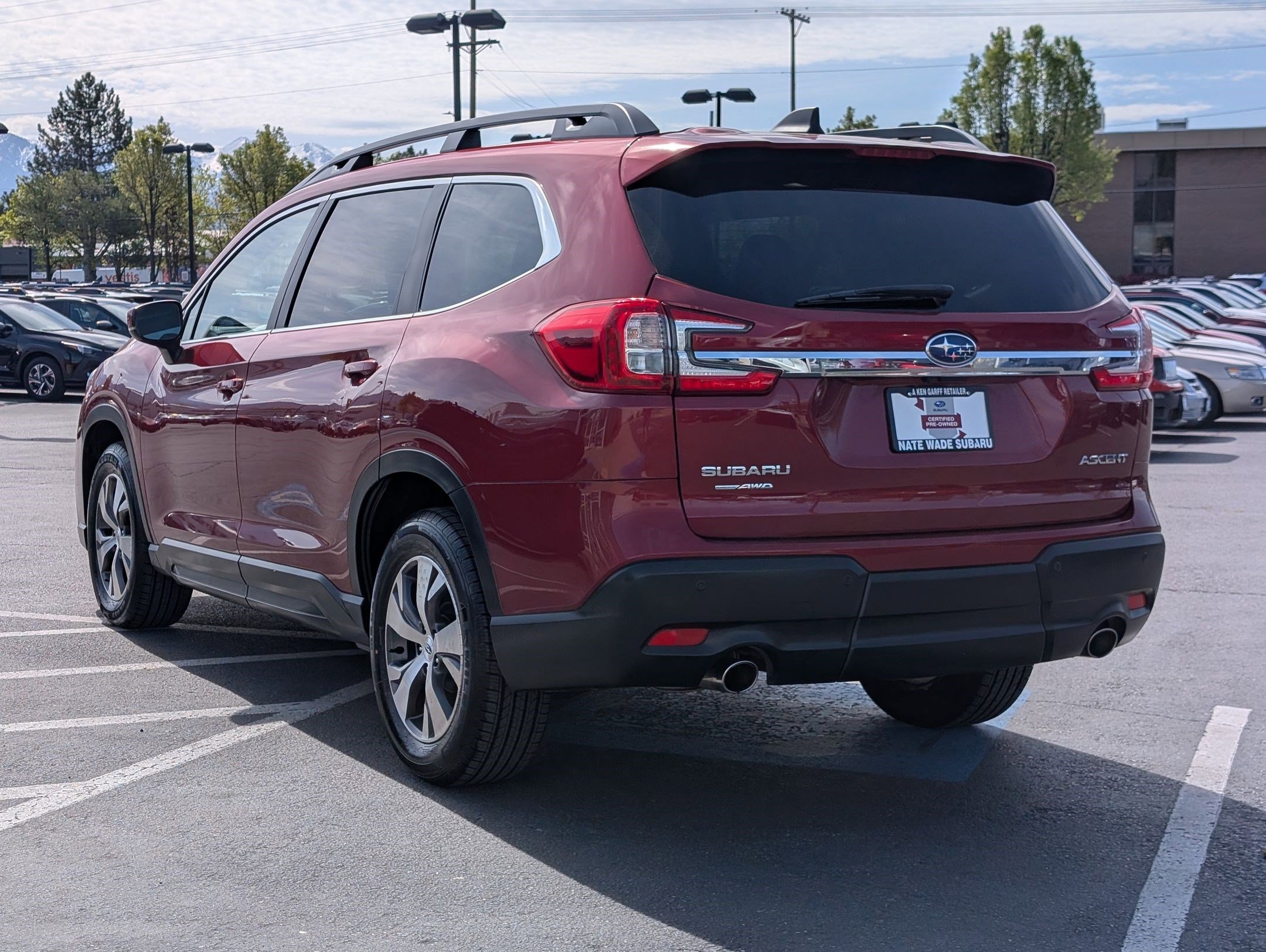 Certified Used 2025 Crimson Red Pearl Subaru Premium image 5