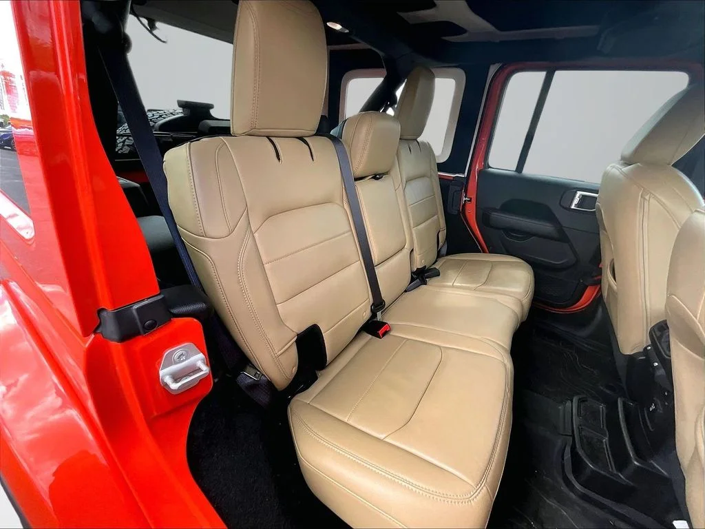 Used 2018 Orange Jeep Unlimited Sahara image 26