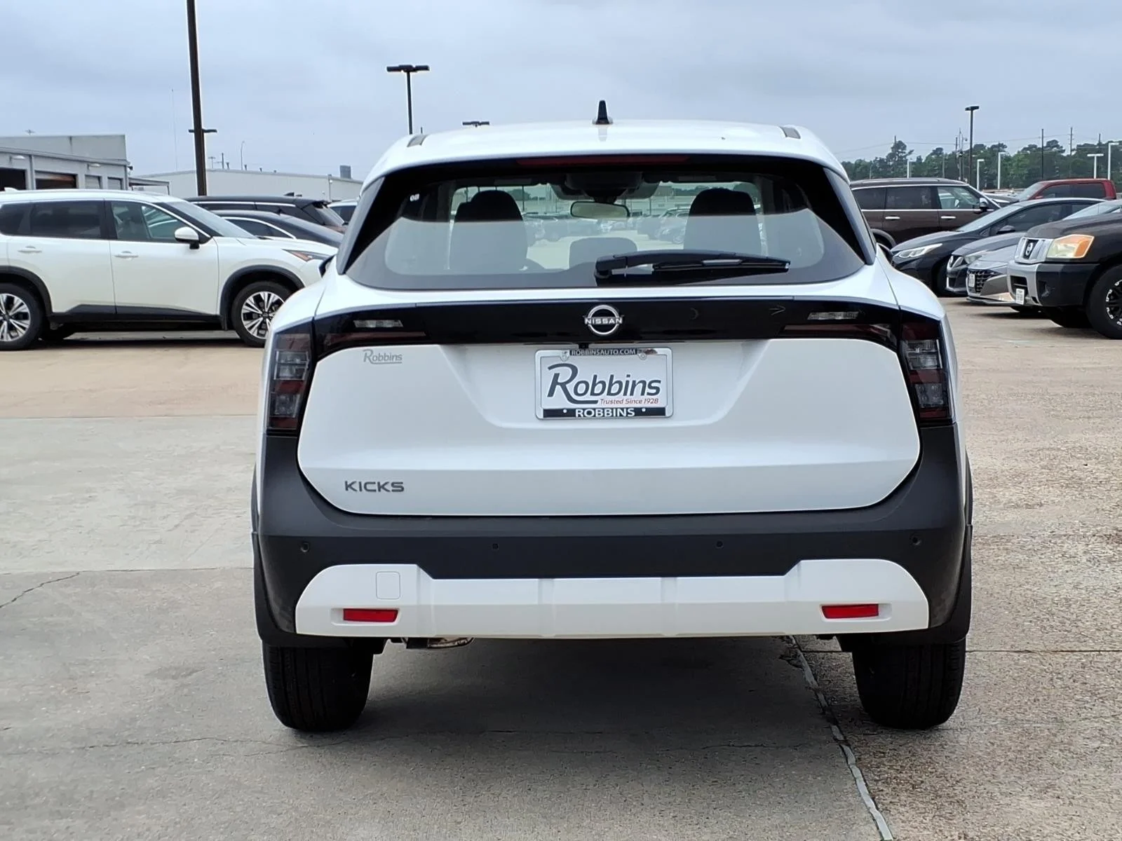 2026 Nissan Kicks S White at Robbins Nissan