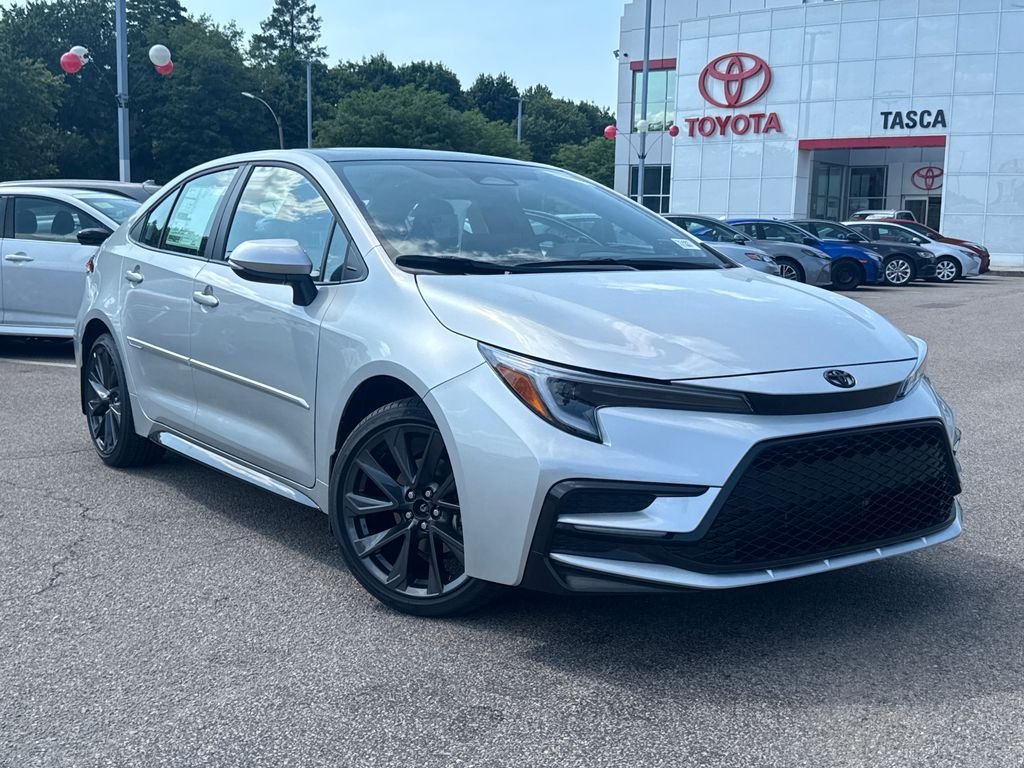 New 2026 Classic Silver Metallic with Midnight Black Metallic roof Toyota XSE image 1
