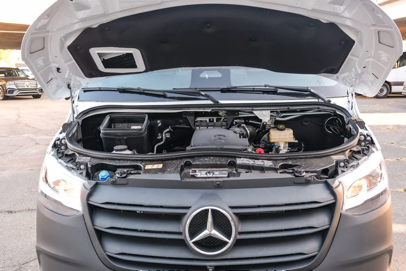 New 2026 Arctic White Mercedes-Benz Cargo 144WB High Roof RWD 2.0L I4 Diesel Turbo HO image 35