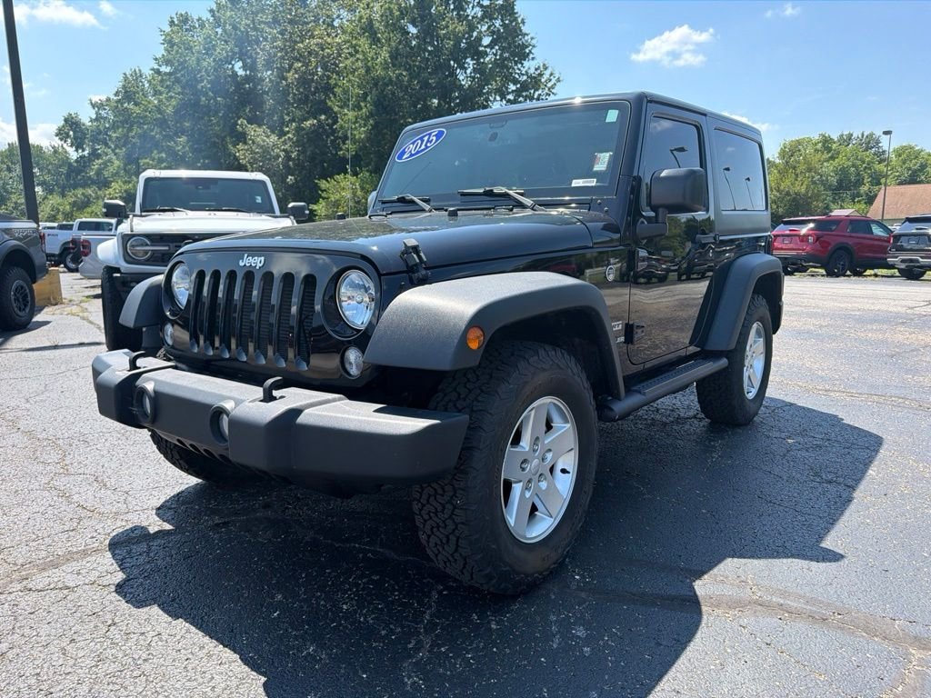 Used 2015 Jeep Wrangler Sport with VIN 1C4AJWAG7FL522079 for sale in Brazil, IN