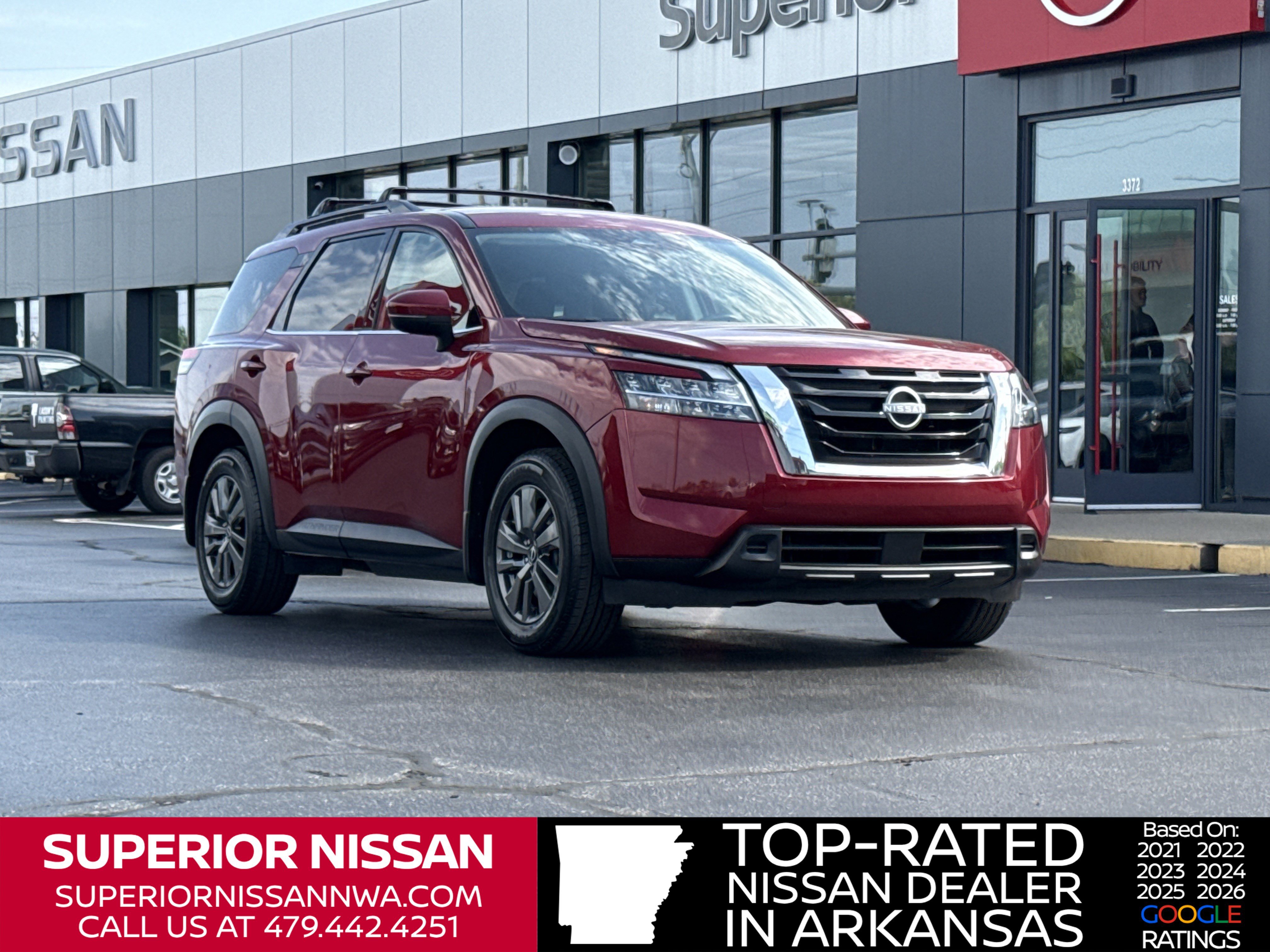 Certified Used 2022 Scarlet Ember Tintcoat Nissan SV image 1