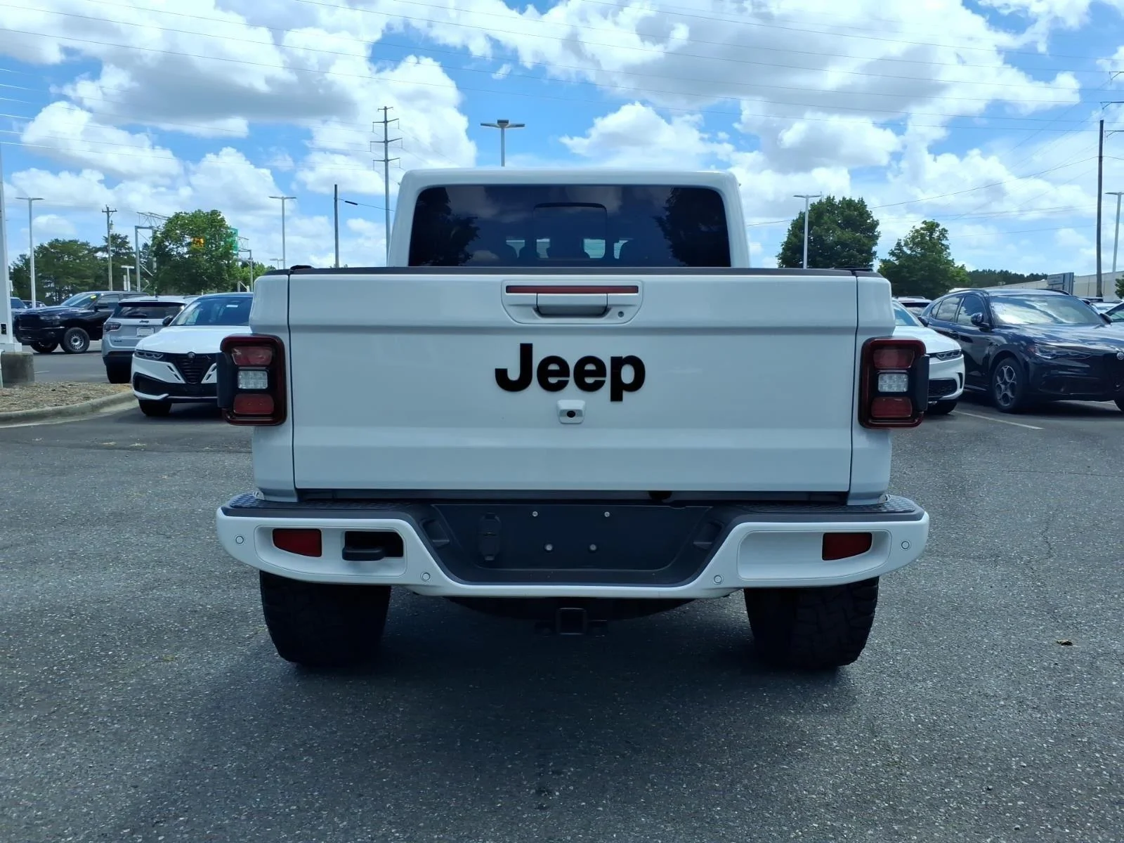 Used 2021 Bright White Clearcoat Jeep High Altitude image 16