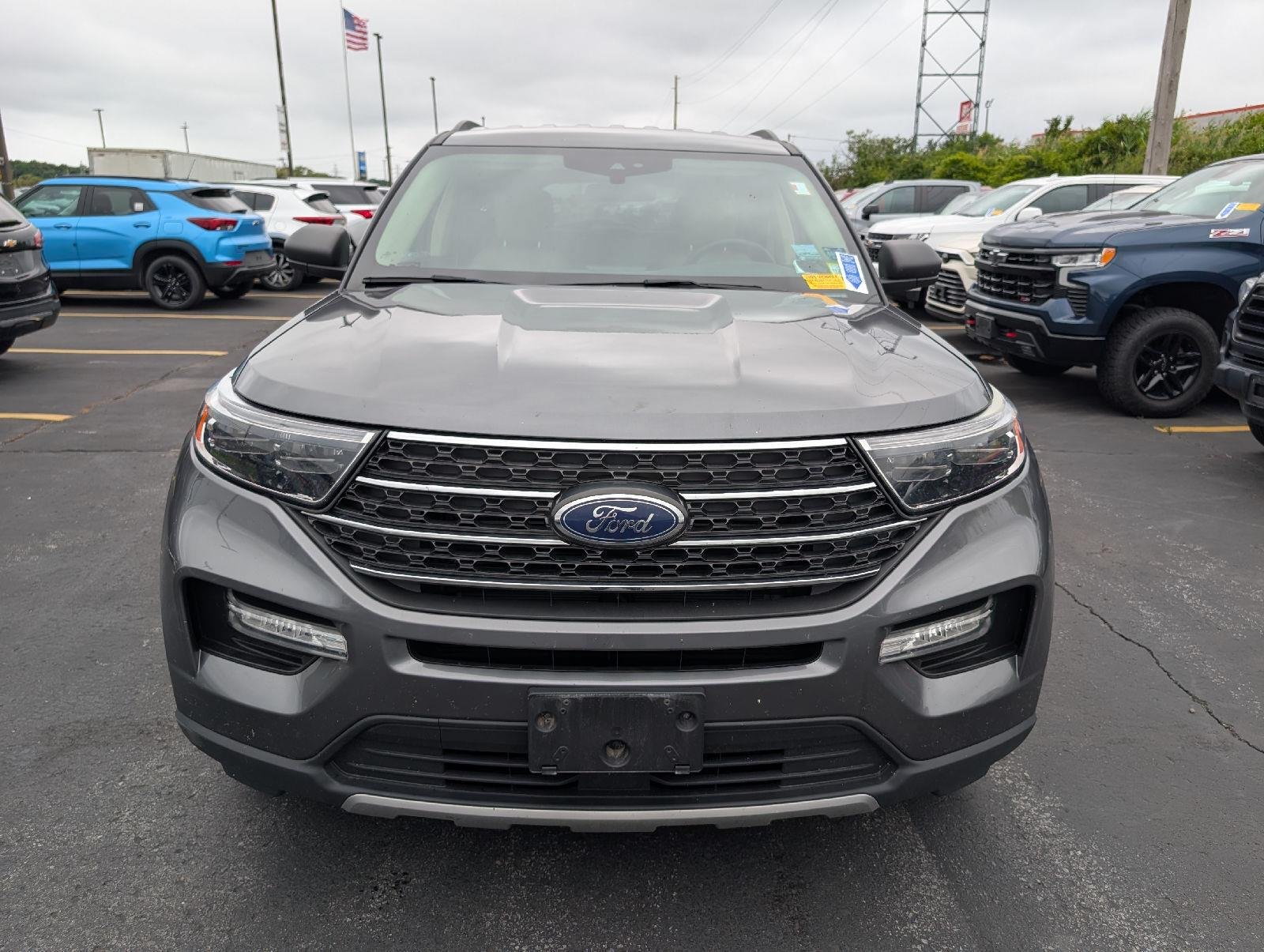 Used 2022 Carbonized Gray Ford XLT image 2