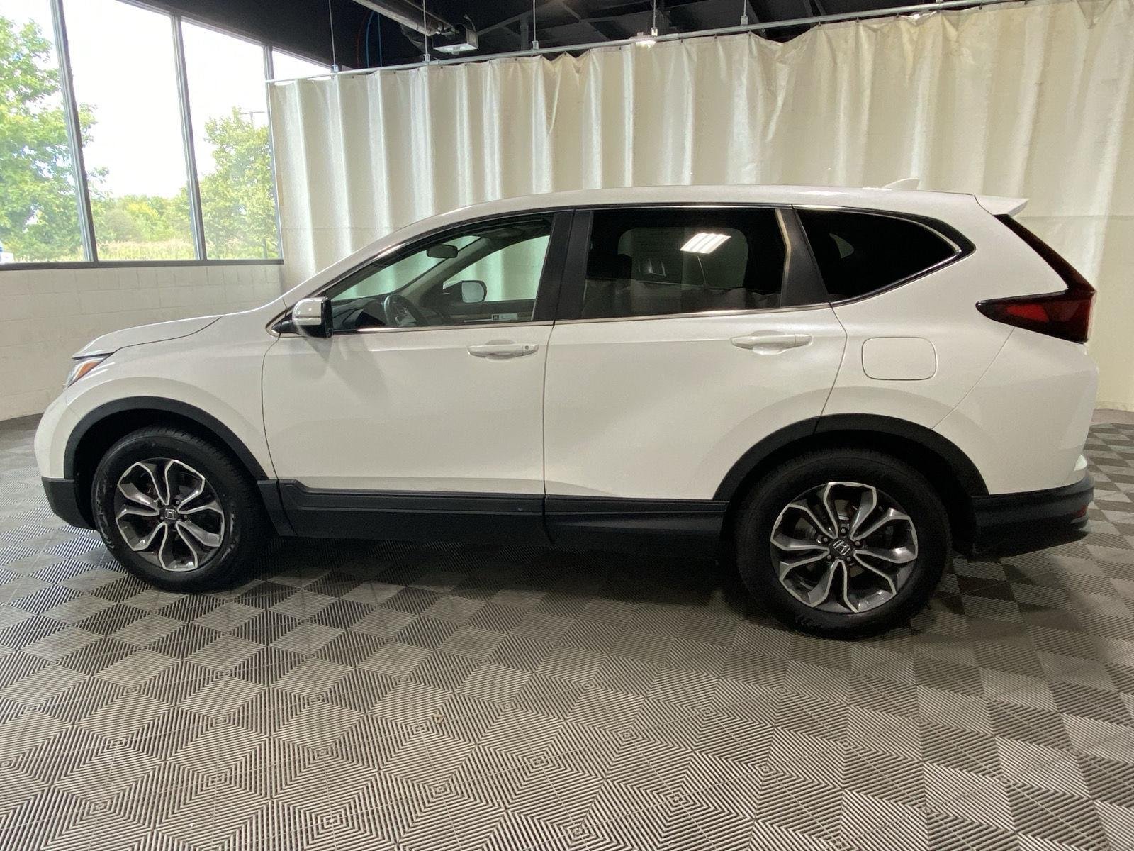 Used 2021 Platinum White Pearl Honda EX image 4