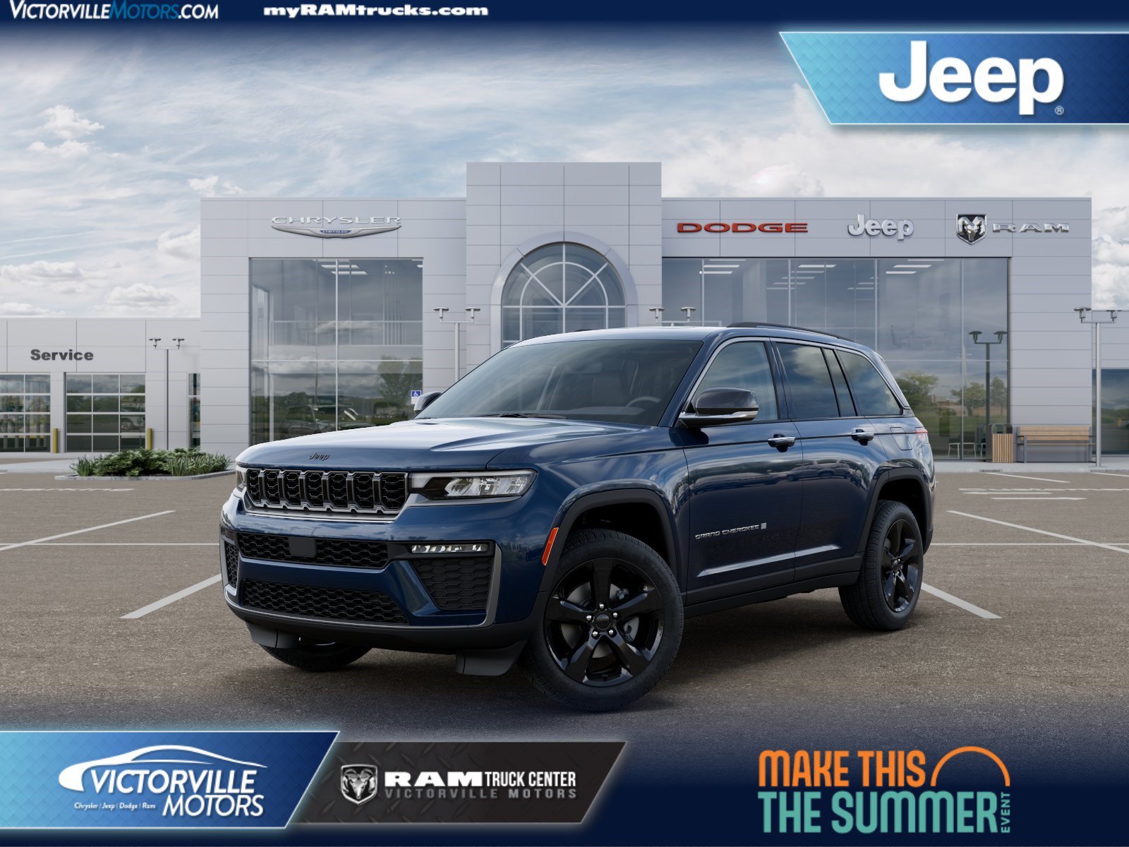 New 2026 Fathom Blue Pearl-Coat Exterior Paint Jeep Limited image 1