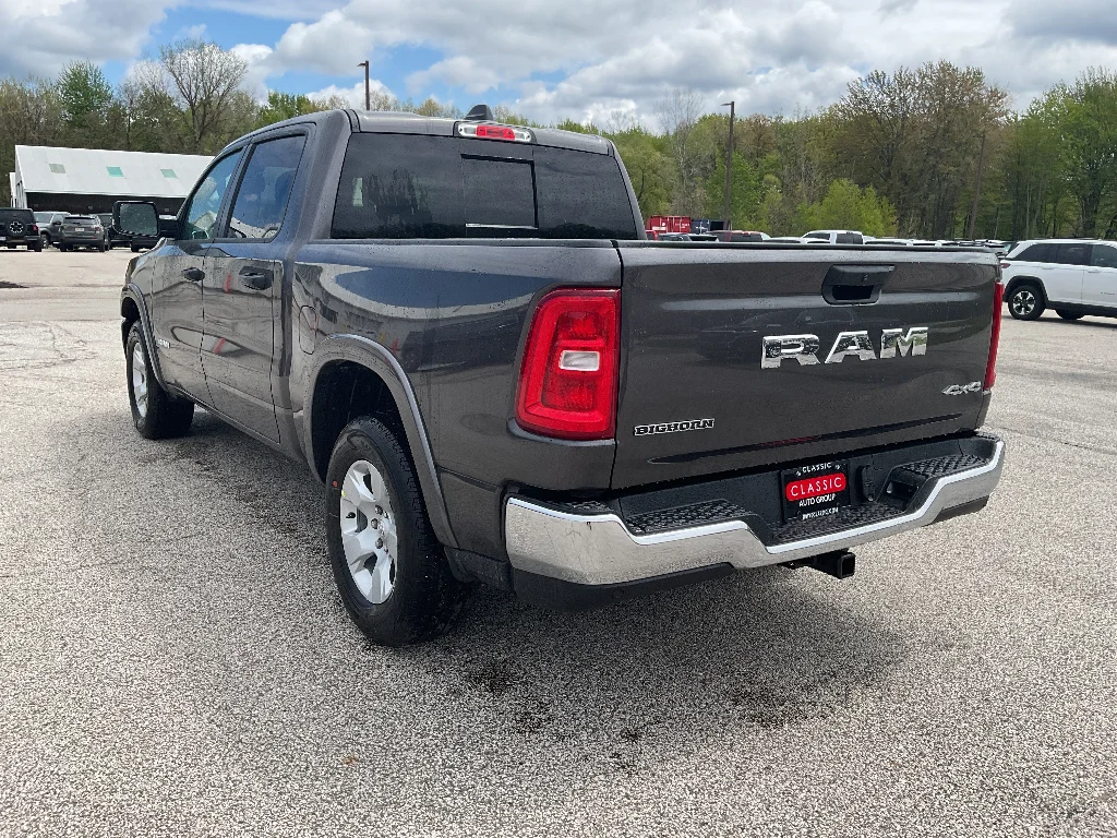 New 2026 Granite Crystal Metallic Clearcoat RAM Big Horn Crew Cab 4x4 5