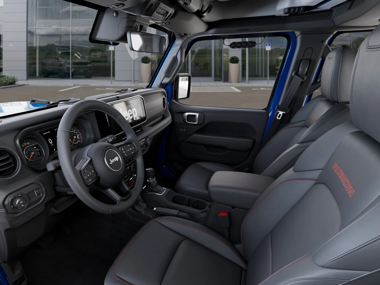 New 2026 Hydro Blue Pearl-Coat Exterior Paint Jeep Rubicon X image 22