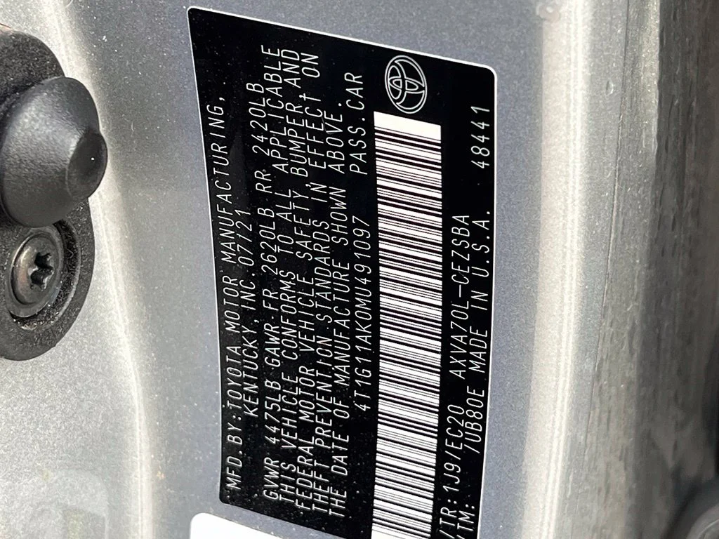 Certified Used 2021 Silver Toyota SE Nightshade image 18