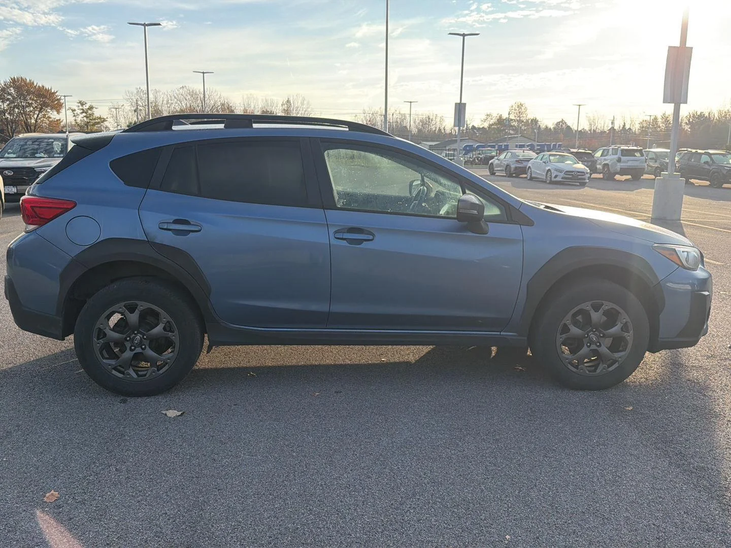Used 2022 Horizon Blue Pearl Subaru Sport image 2