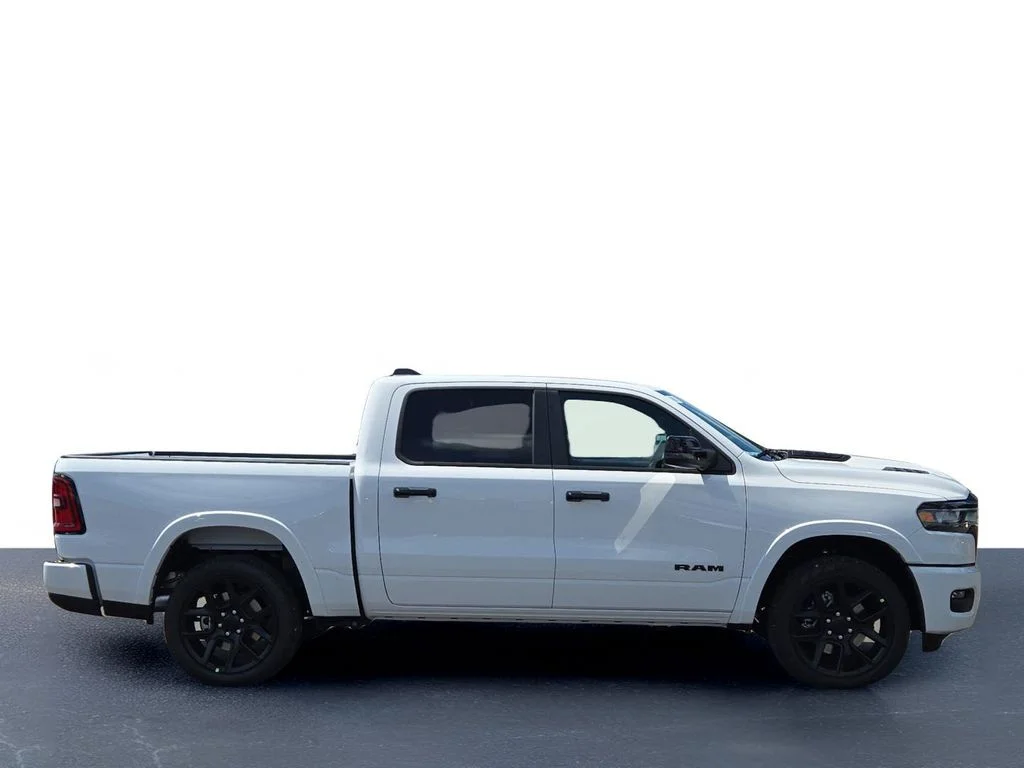 New 2026 Bright White Clear-Coat Exterior Paint RAM Laramie image 7