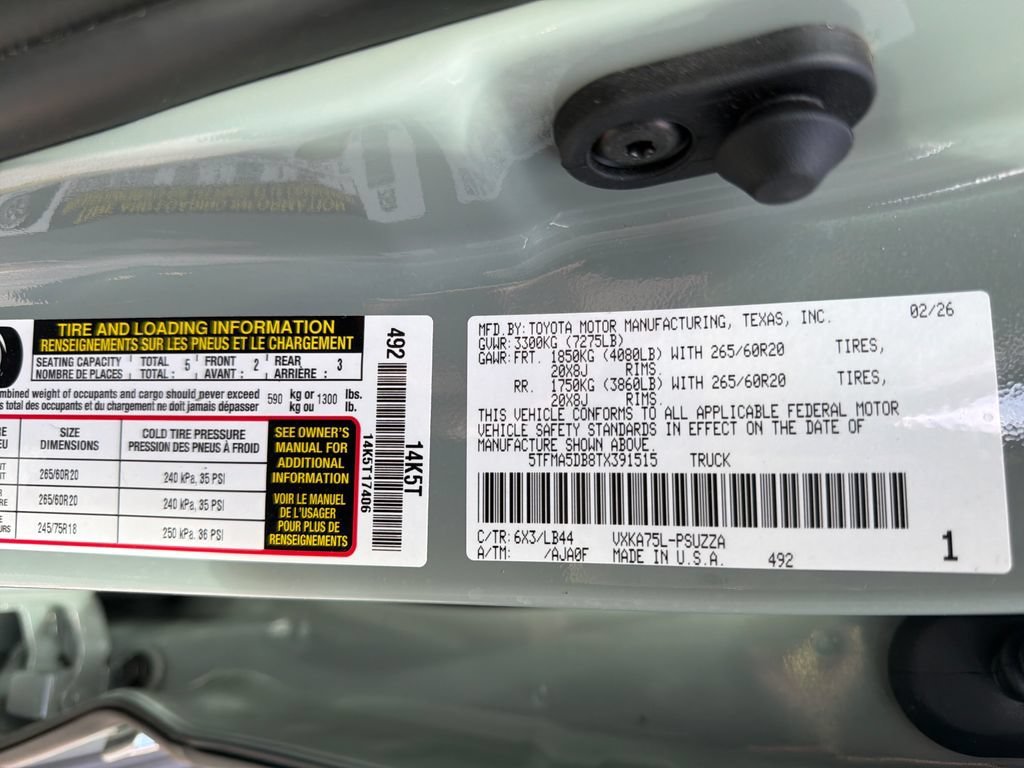 2026 Toyota Tundra 1794 Edition - Photo 19