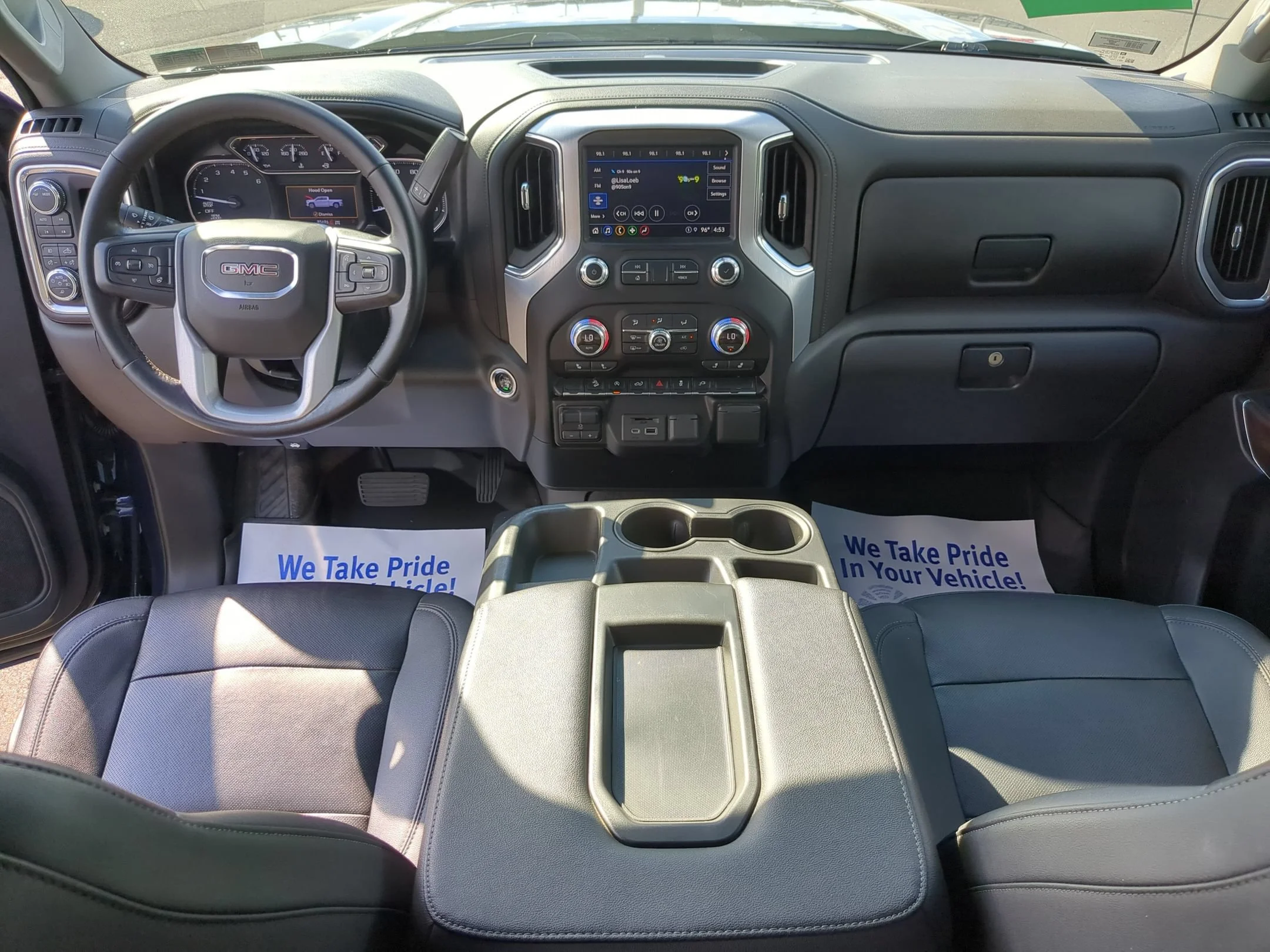 Used 2021 Pacific Blue Metallic GMC SLT image 18