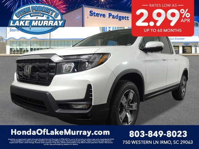 New 2026 Platinum White Pearl Honda RTL image 1