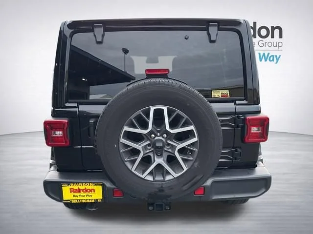 Used 2024 Black Clearcoat Jeep Sahara image 5