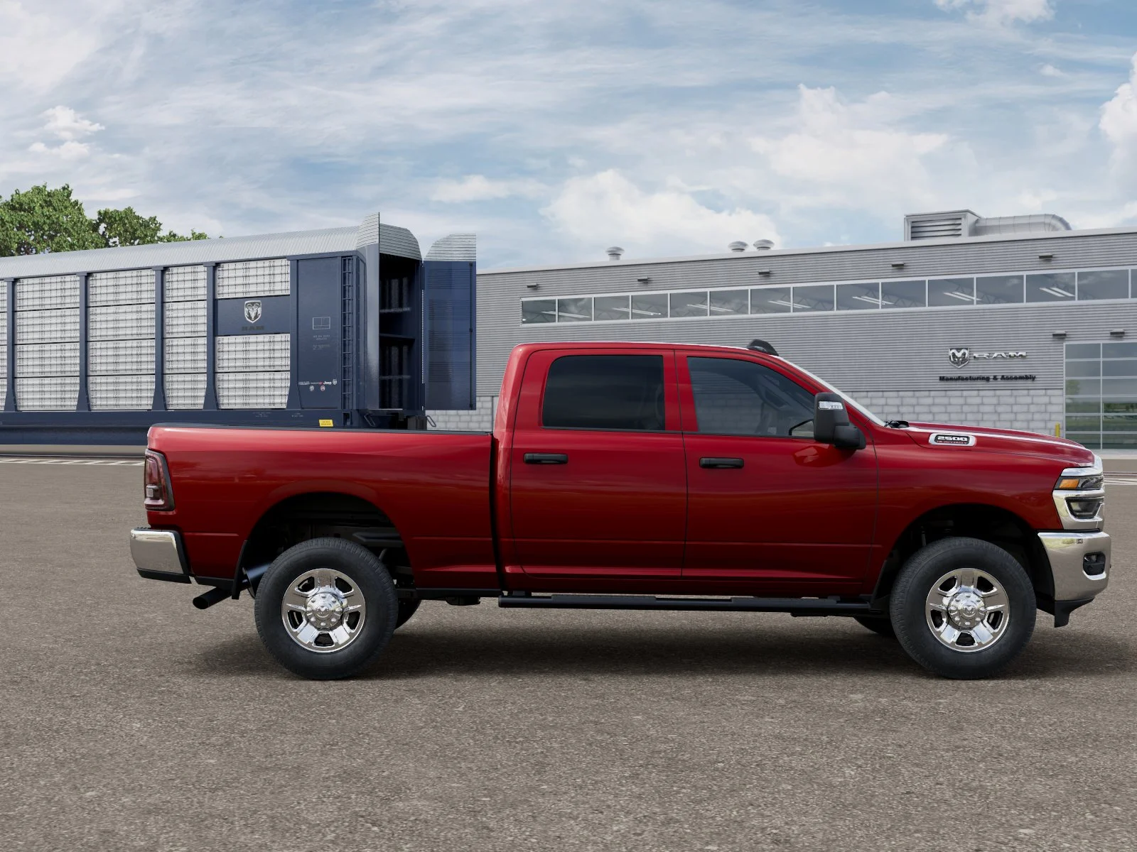 New 2026 Molten Red Pearl-Coat Exterior Paint RAM TRADESMAN image 12