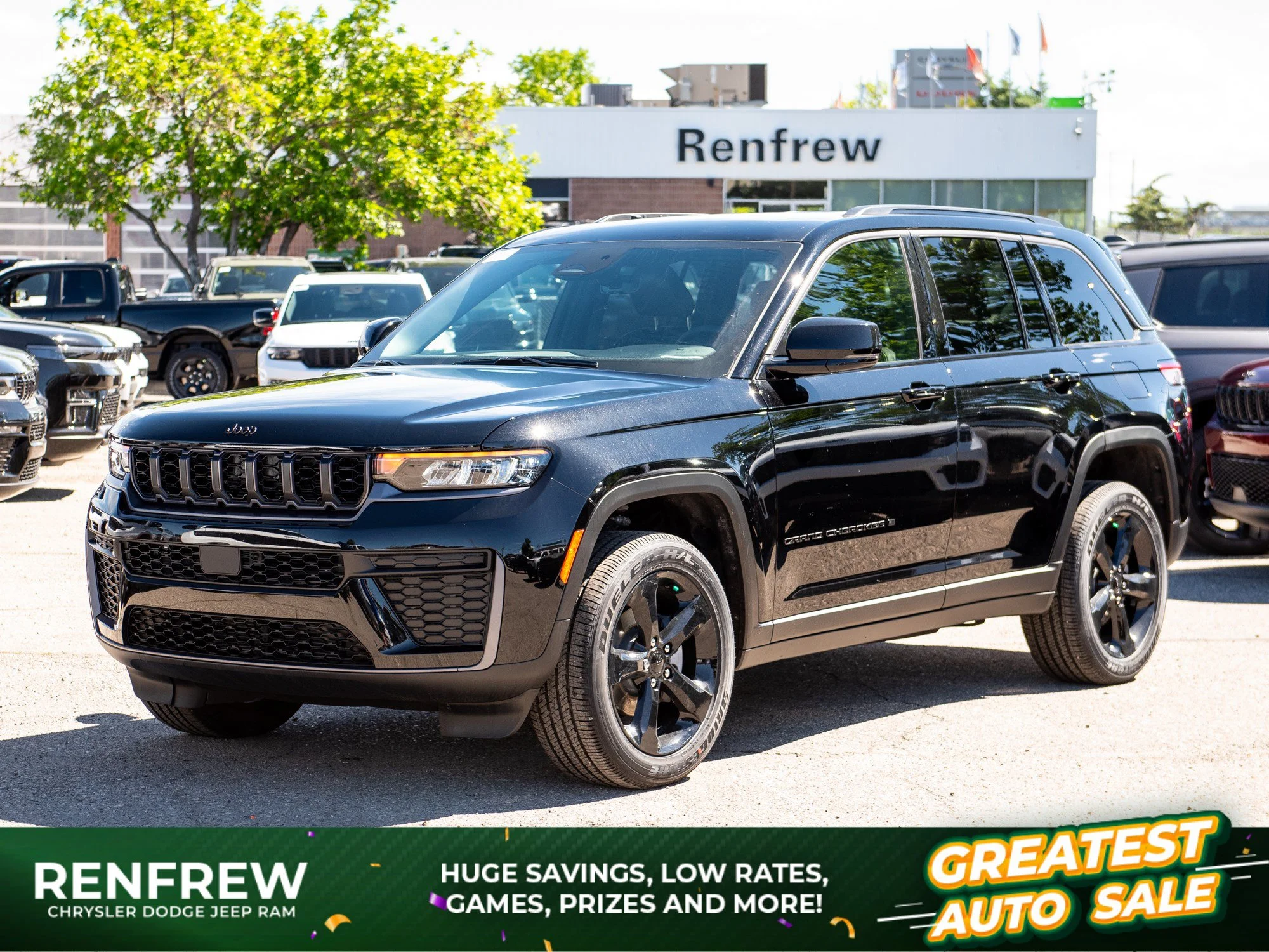 New 2026 Black Jeep Altitude* 4x4, Turbo, Sunroof, Remote Start, Wireless Charging Pad image 1