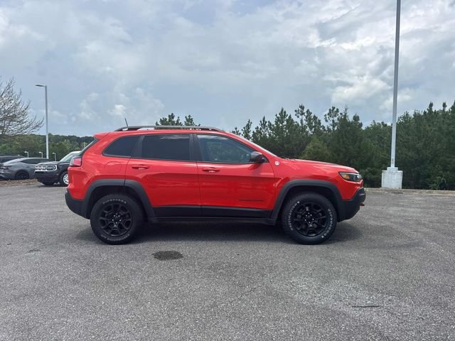 Used 2021 Orange Jeep Trailhawk image 3