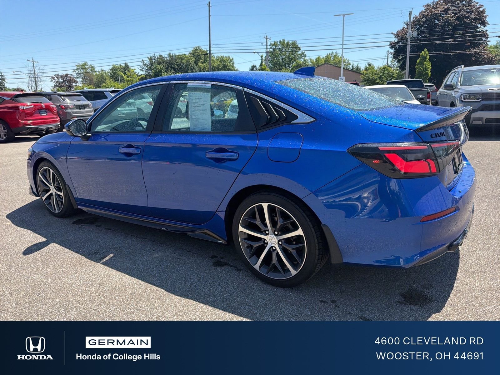 Certified Used 2023 Aegean Blue Metallic Honda 1.5T 4D TOURING image 9