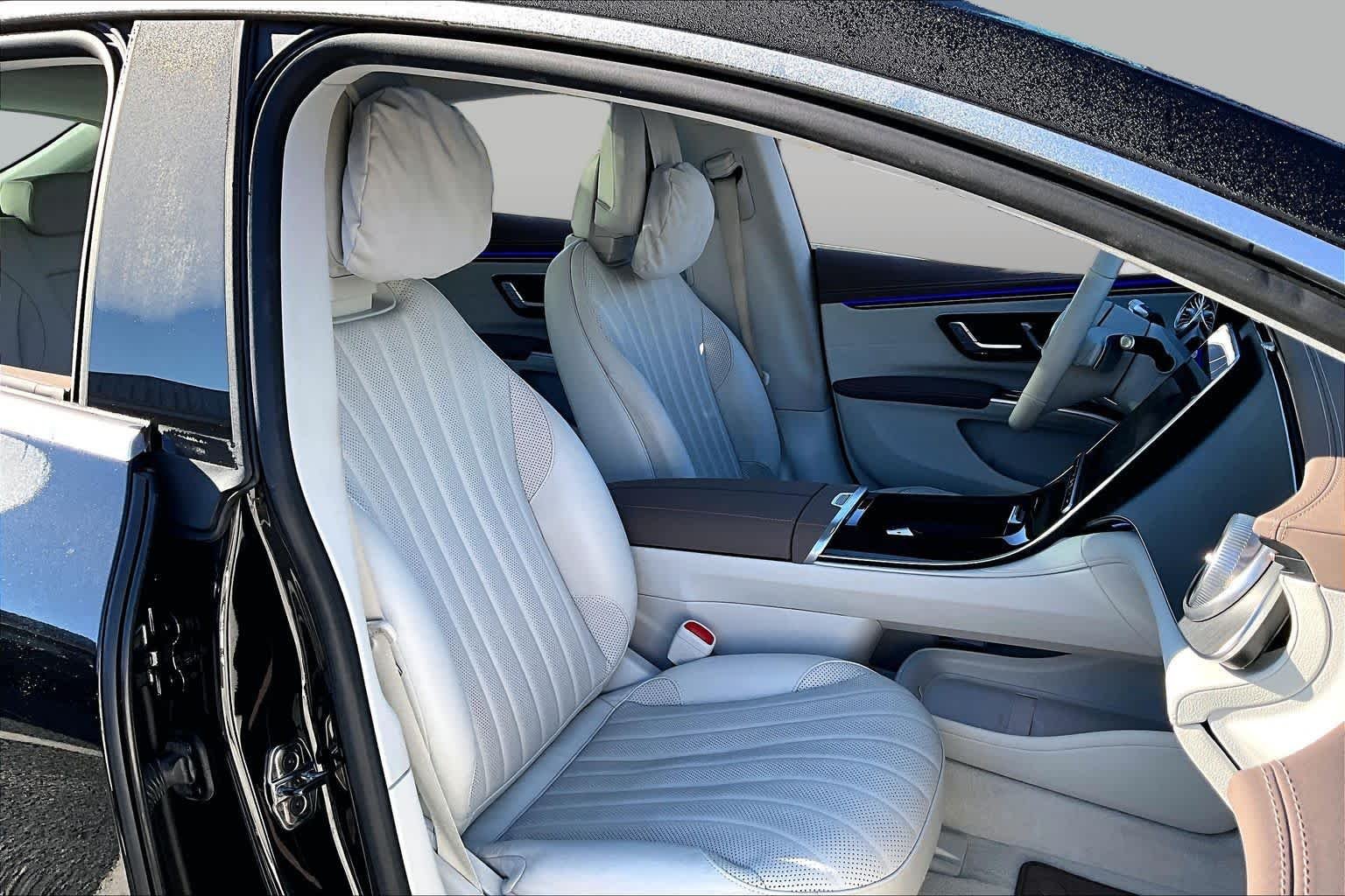 Certified Used 2023 Obsidian Black Metallic Mercedes-Benz EQS 450+ image 9