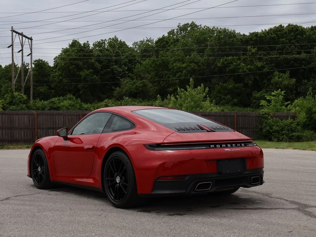 Used 2025 Carmine Red Porsche Carrera image 3