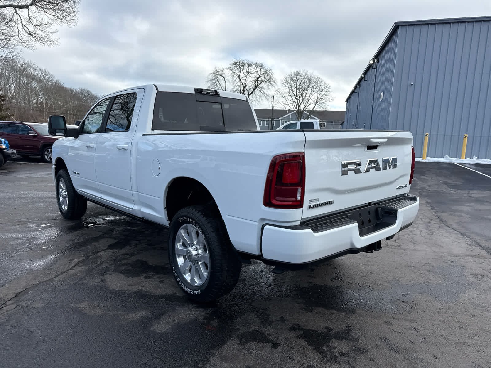 New 2026 Bright White Clear-Coat Exterior Paint RAM Laramie image 5