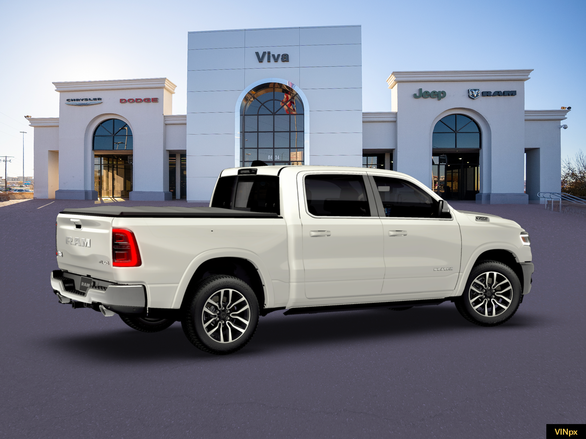 New 2026 Ivory White Tri-Coat Pearlcoat RAM Limited image 8