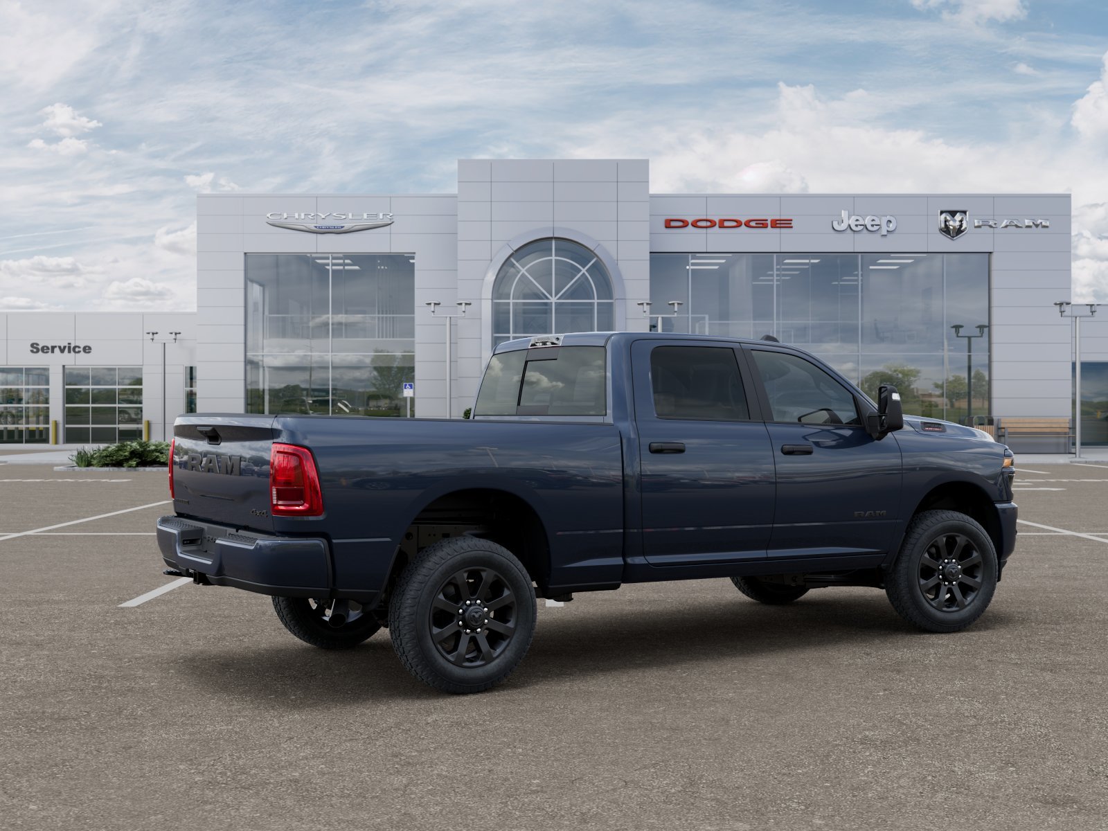 New 2026 Forged Blue Metallic Exterior Paint RAM Big Horn image 34