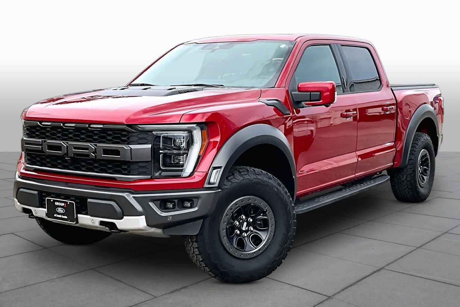 Used 2021 Rapid Red Metallic Tinted Clearcoat Ford Raptor image 35